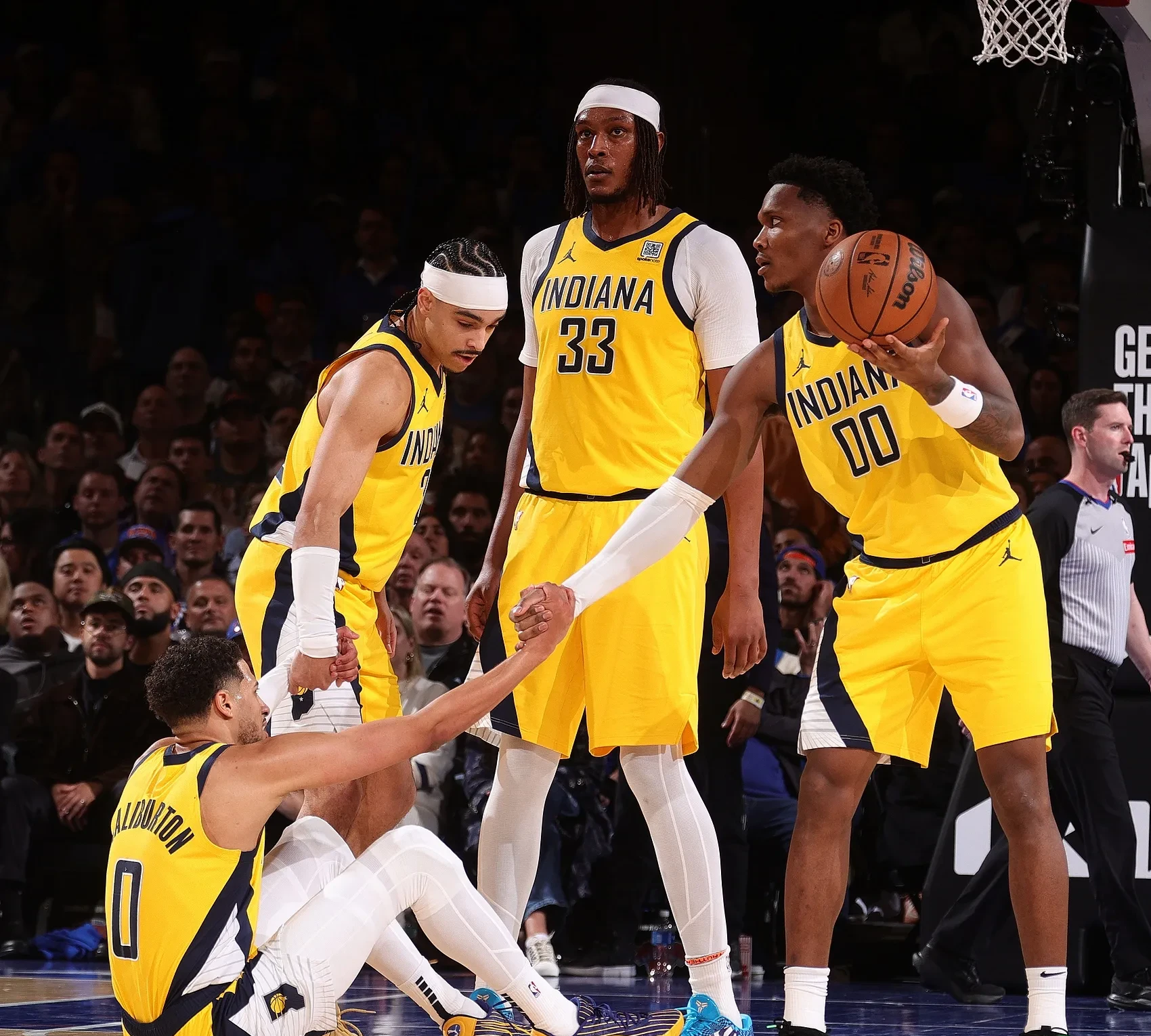 关于步行者主场击败老鹰：奥拉迪波发挥稳定带队取得胜利的信息